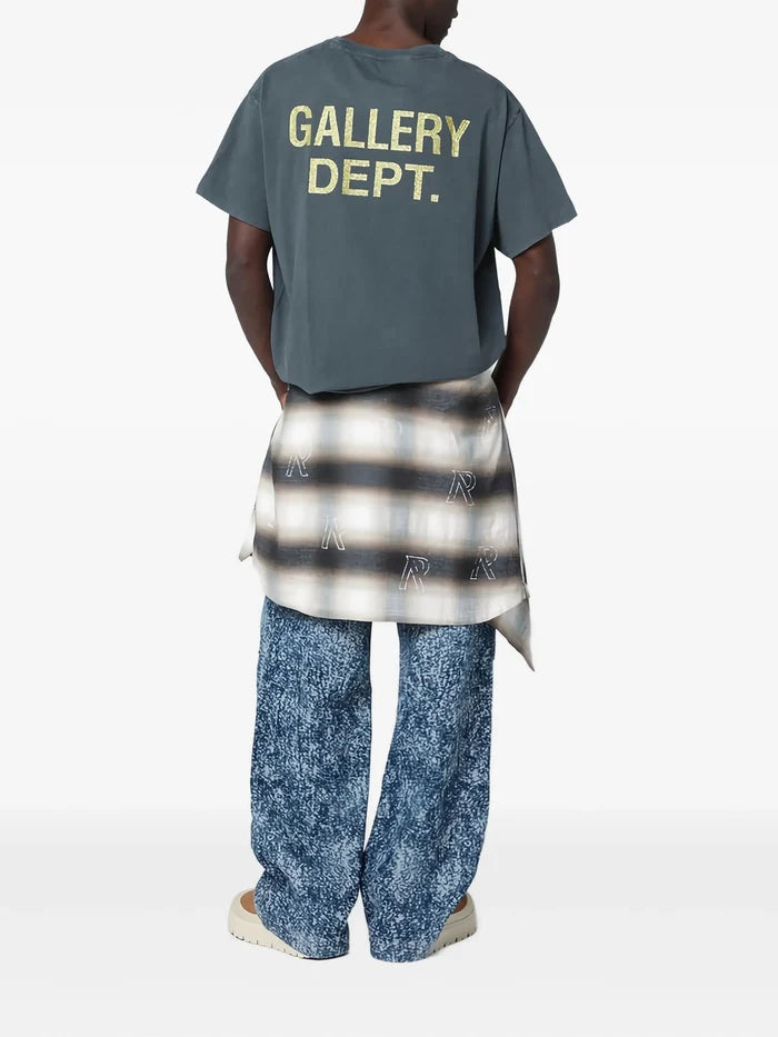 GALLERY DEPT. The Force Logo T-shirt Black - MAISONDEFASHION.COM