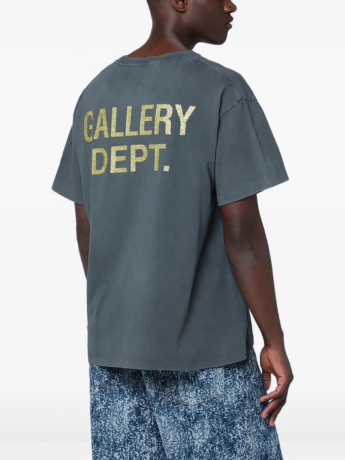 GALLERY DEPT. The Force Logo T-shirt Black - MAISONDEFASHION.COM