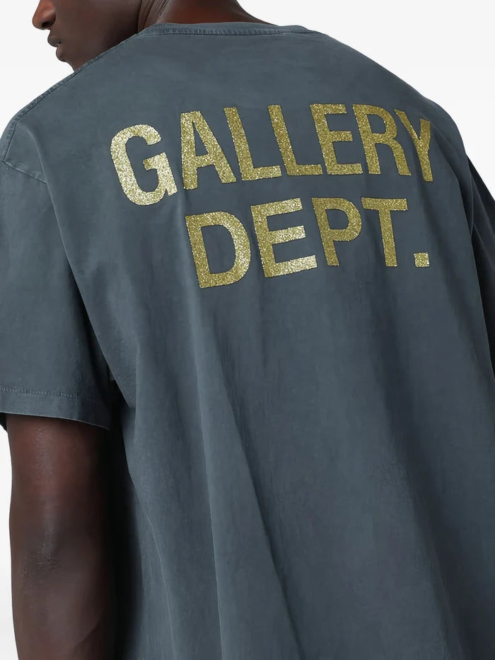GALLERY DEPT. The Force Logo T-shirt Black - MAISONDEFASHION.COM