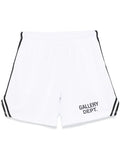GALLERY DEPT. Venice Court Shorts White/Black - MAISONDEFASHION.COM