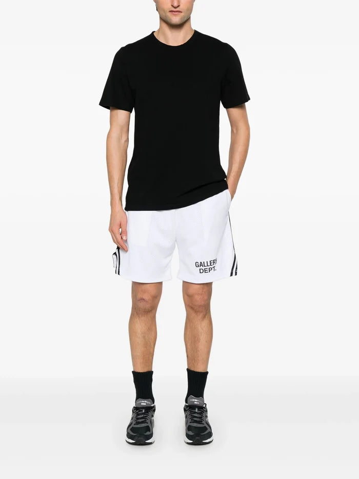 GALLERY DEPT. Venice Court Shorts White/Black - MAISONDEFASHION.COM