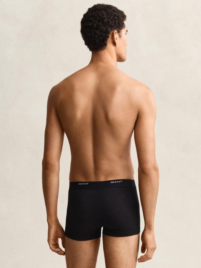 GANT 3 Pack Of Trunks Black - MAISONDEFASHION.COM