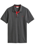 GANT Contrast Piqué Polo Shirt Antracit Melange - MAISONDEFASHION.COM