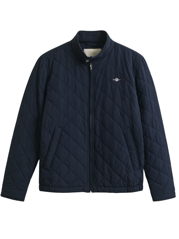 GANT Quilted Windcheater Evening Blue - MAISONDEFASHION.COM