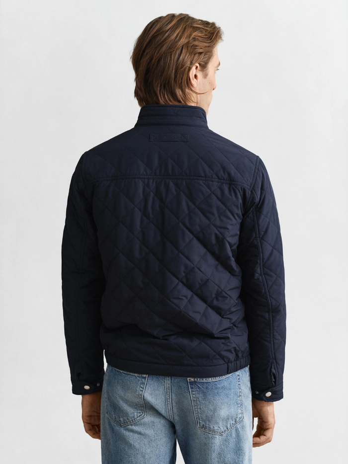 GANT Quilted Windcheater Evening Blue - MAISONDEFASHION.COM