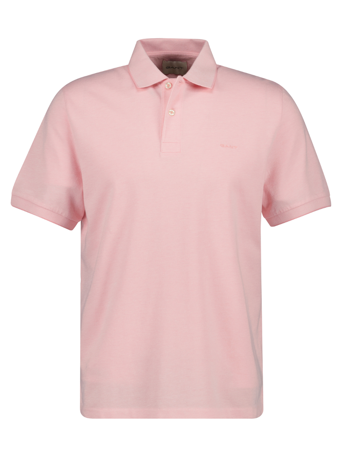 GANT Two-Toned Polo Shirt Washed Pink - MAISONDEFASHION.COM