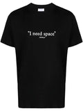 OFF-WHITE MEN Give Me Space S/S Slim T-Shirt Black/White - MAISONDEFASHION.COM