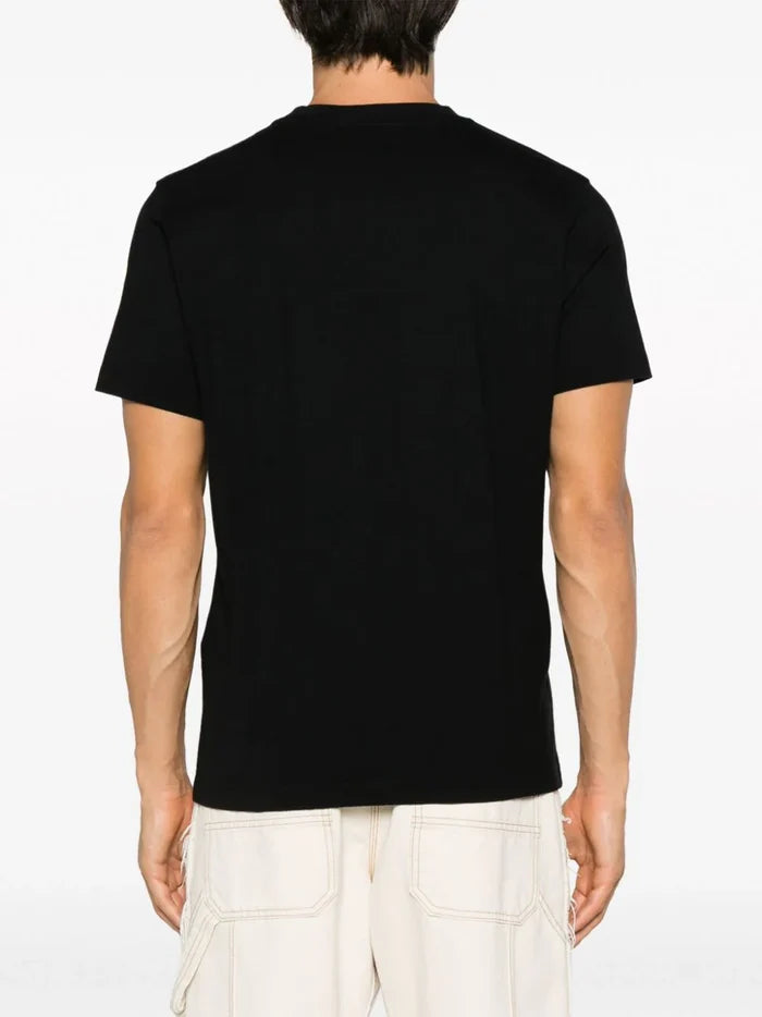 OFF-WHITE MEN Give Me Space S/S Slim T-Shirt Black/White - MAISONDEFASHION.COM
