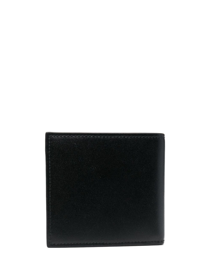 ALEXANDER MCQUEEN Graffiti Logo Wallet Black/Wallet - MAISONDEFASHION.COM