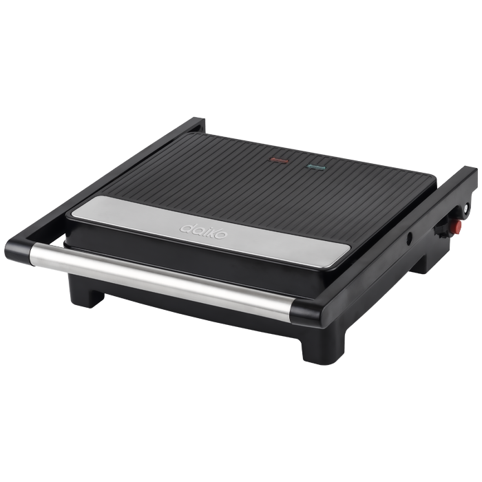 Grill panini Daiko inox ouverture 90-105-180° revêtement granite antiadhésif