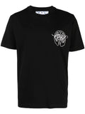 OFF-WHITE Hand Arrow Slim S/S Tee Black White - MAISONDEFASHION.COM