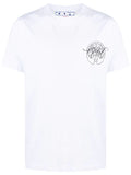 OFF-WHITE Hand Arrow Slim S/S Tee White/Black - MAISONDEFASHION.COM