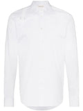 Alexander McQueen Harness Shirt White/White - MAISONDEFASHION.COM