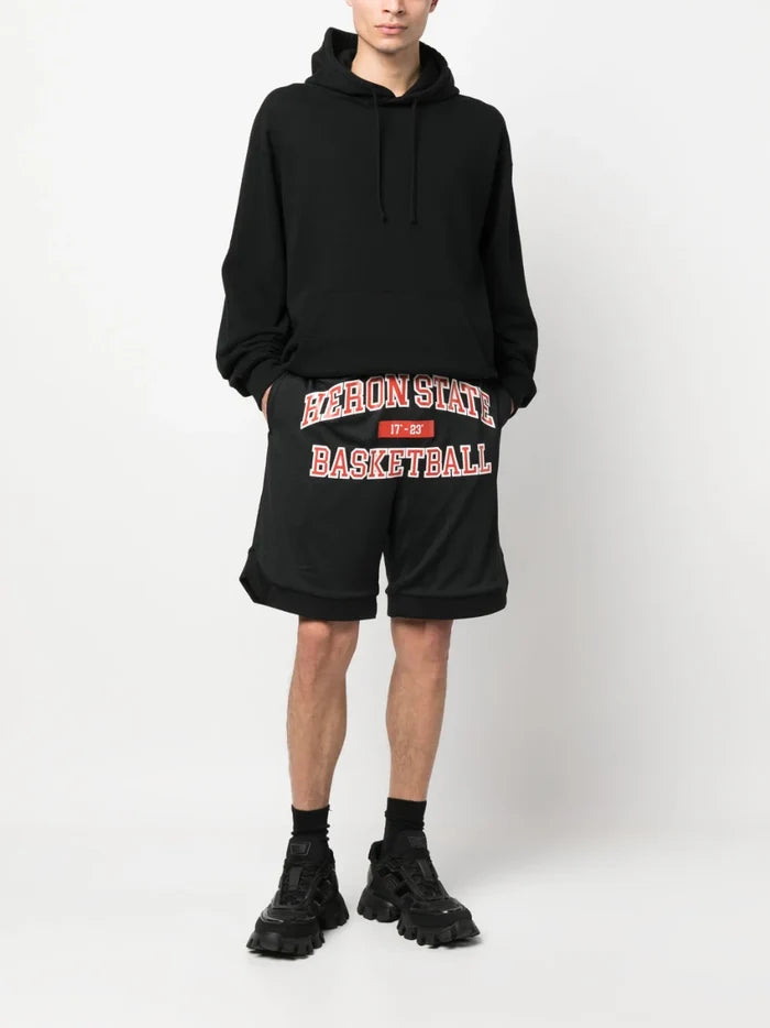 HERON PRESTON 23 Basketball Shorts Black/Red - MAISONDEFASHION.COM