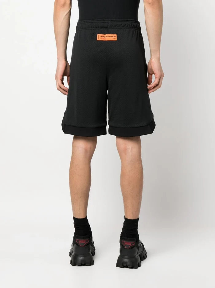 HERON PRESTON 23 Basketball Shorts Black/Red - MAISONDEFASHION.COM