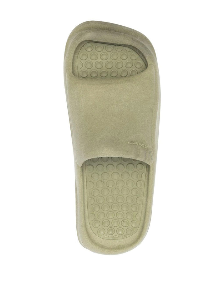 HERON PRESTON Eco Moulded Sliders Khaki - MAISONDEFASHION.COM
