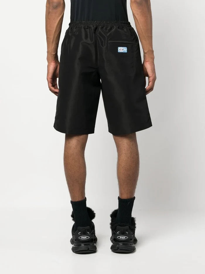 HERON PRESTON Ex-Ray Nylon Shorts Black - MAISONDEFASHION.COM