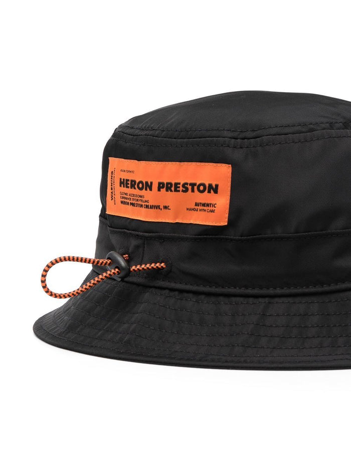 HERON PRESTON Heron Sport Bucket Hat Black - MAISONDEFASHION.COM