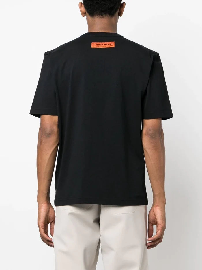 HERON PRESTON HPNY S/S T-shirt Black/White - MAISONDEFASHION.COM