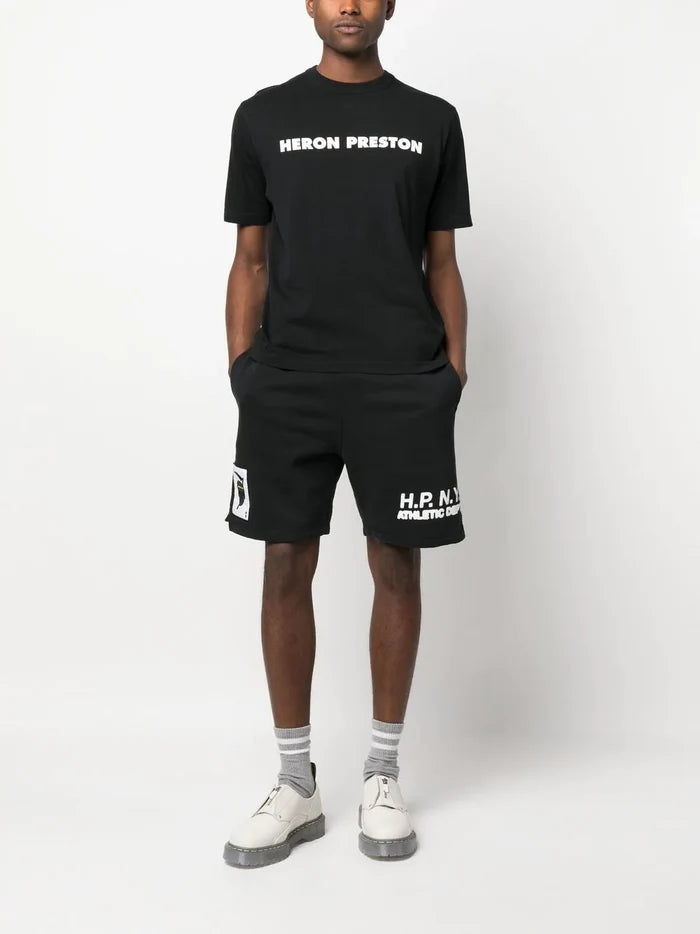 HERON PRESTON This Is Not S/S T-shirt Black - MAISONDEFASHION.COM
