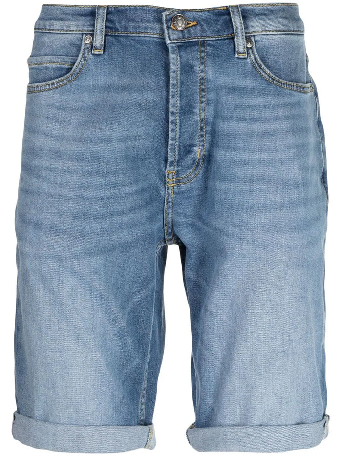 HUGO 634/S Denim Shorts Turquoise - MAISONDEFASHION.COM
