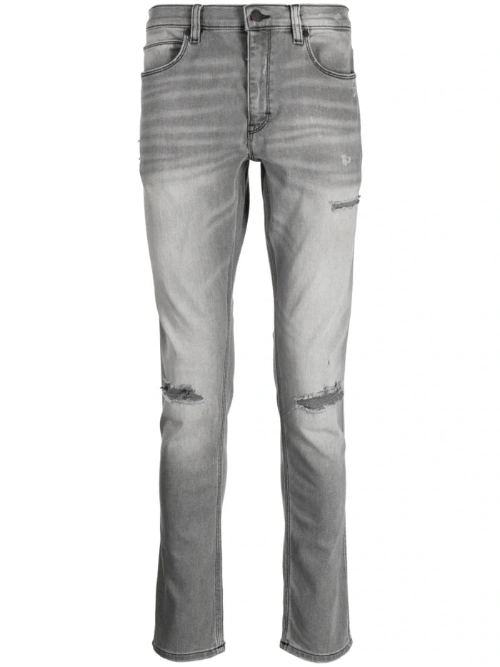 HUGO 734 Jeans Light Grey - MAISONDEFASHION.COM
