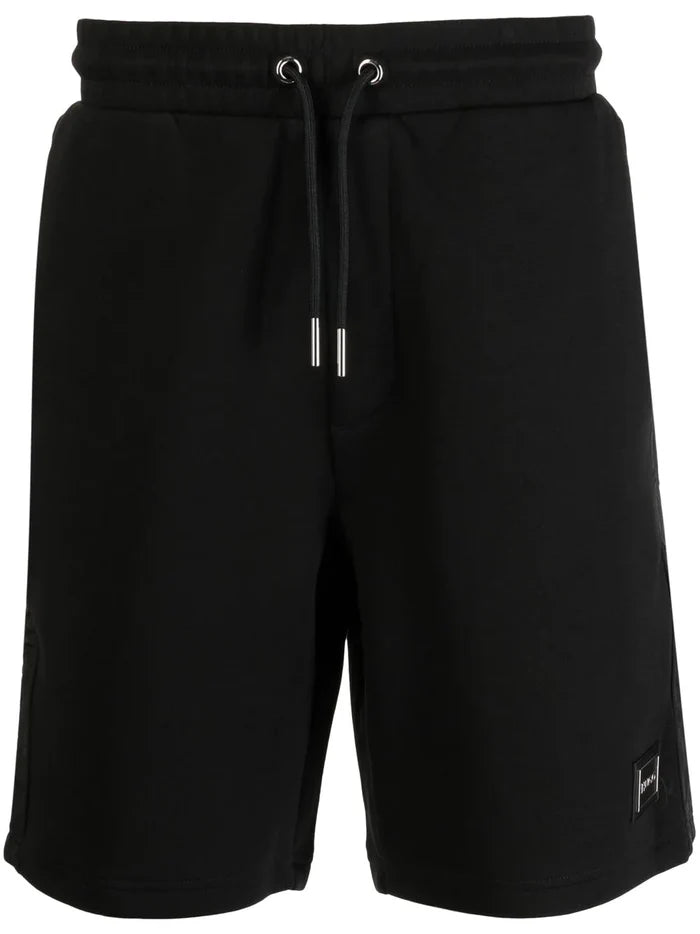 HUGO Bermuda Shorts Black - MAISONDEFASHION.COM