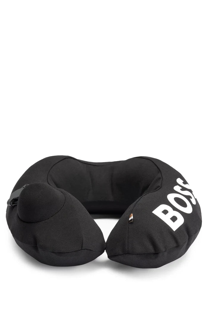 HUGO BOSS MEN Gift-Boxed Set Neck Pillow & Eye Mask Black - MAISONDEFASHION.COM