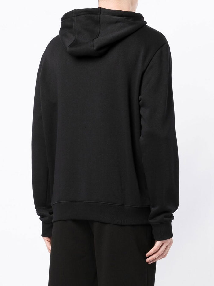 HUGO Daffleck Logo Hoodie Black - MAISONDEFASHION.COM