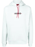 HUGO Daffleck logo hoodie Pastel Green - MAISONDEFASHION.COM