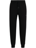 HUGO MEN Dembos Cotton-blend Tracksuit Bottoms Black - MAISONDEFASHION.COM