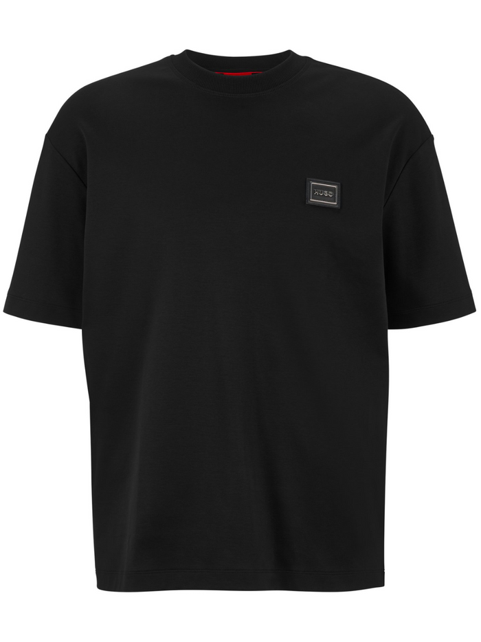 HUGO Dercy T-shirt Black - MAISONDEFASHION.COM