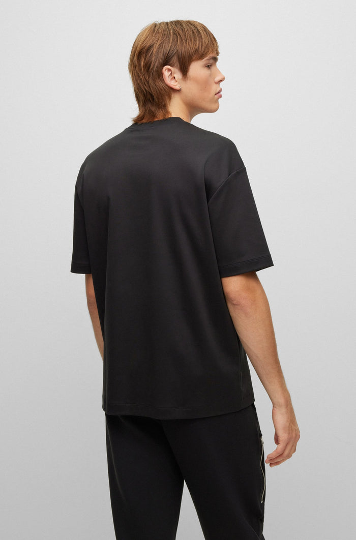 HUGO Dercy T-shirt Black - MAISONDEFASHION.COM