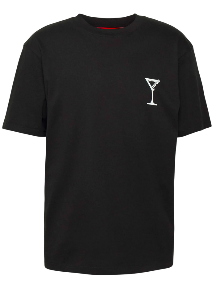 HUGO Destive T-shirt Black - MAISONDEFASHION.COM
