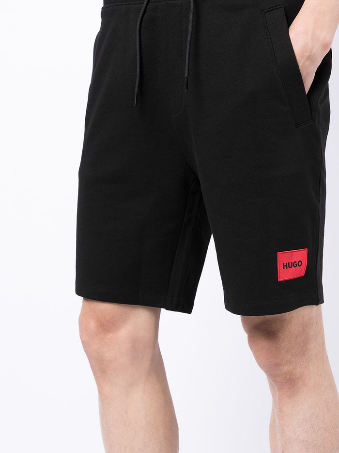 HUGO Diz222 Shorts Black - MAISONDEFASHION.COM