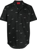 HUGO Ellino Shirt Black - MAISONDEFASHION.COM