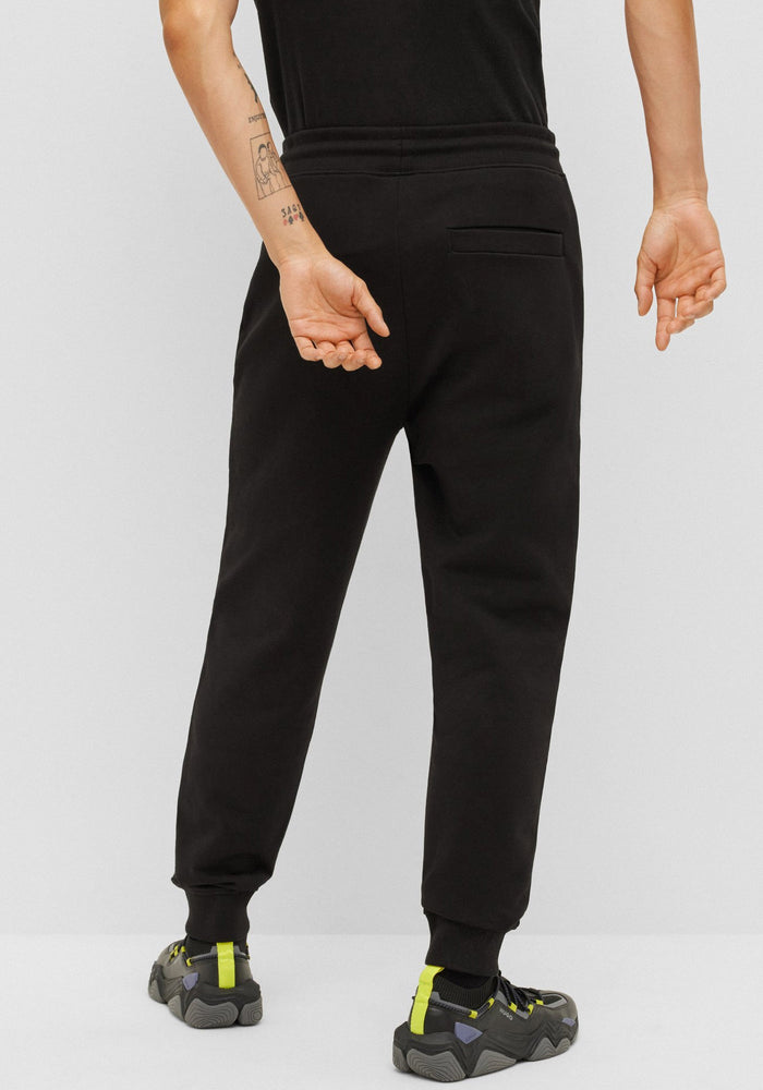 HUGO Logo-patch Track Pants Black - MAISONDEFASHION.COM