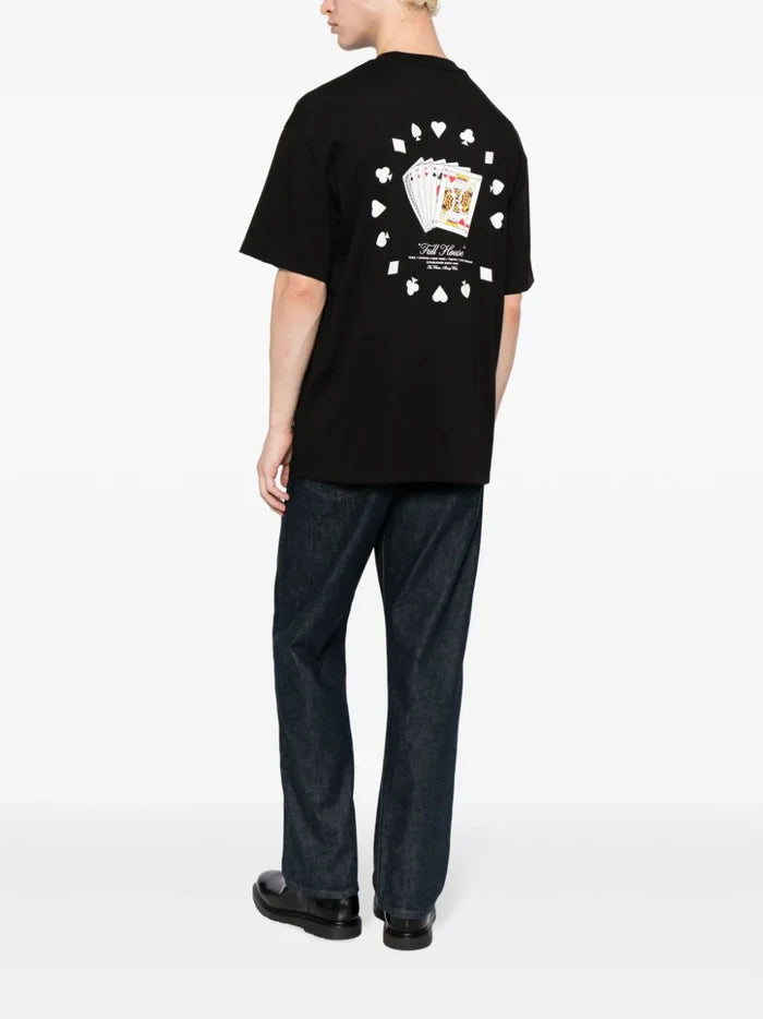 HUGO MEN Dorki Oversized Short-sleeved T-shirt Black - MAISONDEFASHION.COM