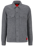 HUGO Enalu Shirt Grey - MAISONDEFASHION.COM