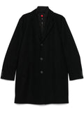 HUGO Milogan Single-Breasted Coat Black - MAISONDEFASHION.COM
