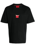 HUGO UNISEX  X Gremlins Graphic Print Logo T-Shirt Black - MAISONDEFASHION.COM