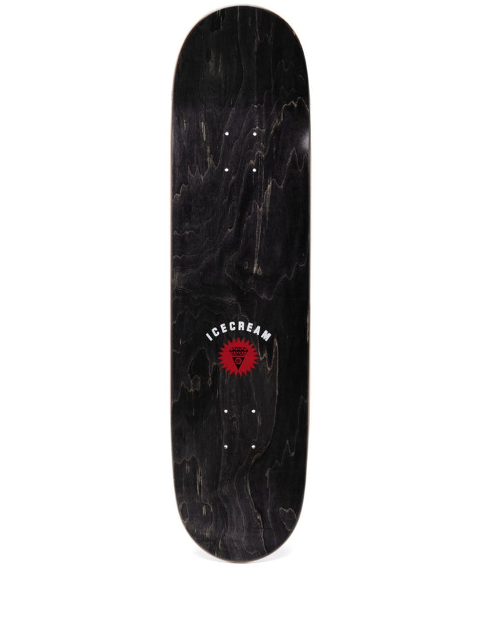 ICECREAM Anarchy Wood Skate Deck Black - MAISONDEFASHION.COM