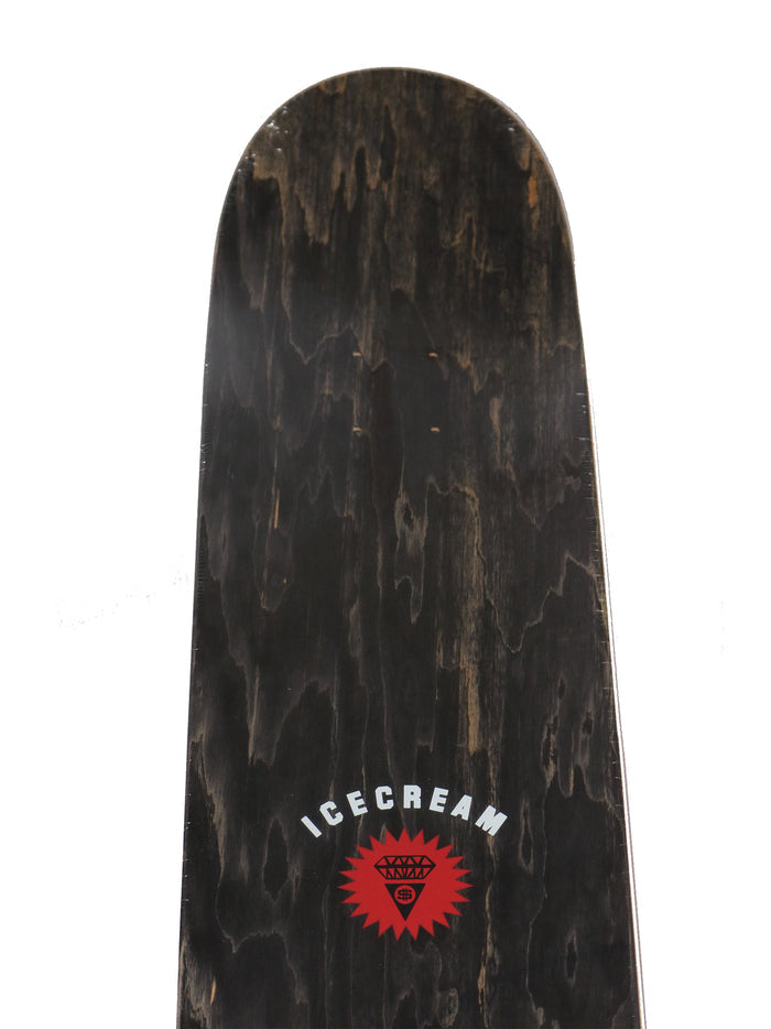 ICECREAM Anarchy Wood Skate Deck Black - MAISONDEFASHION.COM