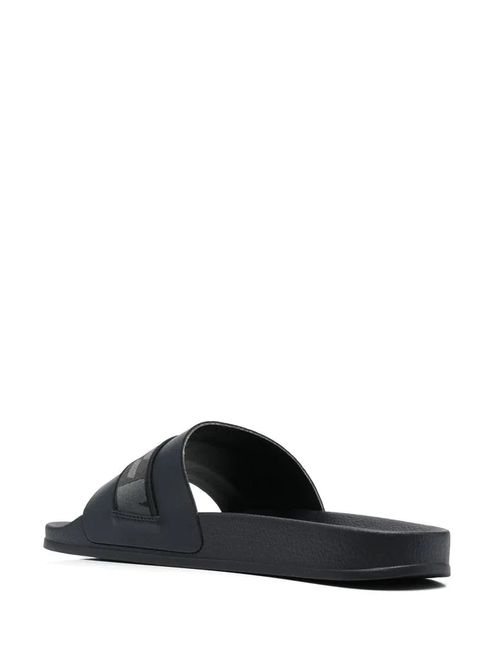 OFF-WHITE Industrial Belt Sliders Dark Grey - MAISONDEFASHION.COM