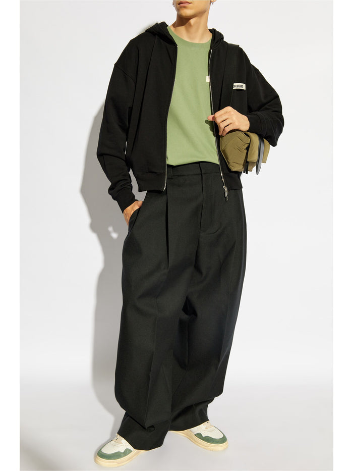JACQUEMUS Le T-Shirt Gros Grain Cotton Pale Green - MAISONDEFASHION.COM