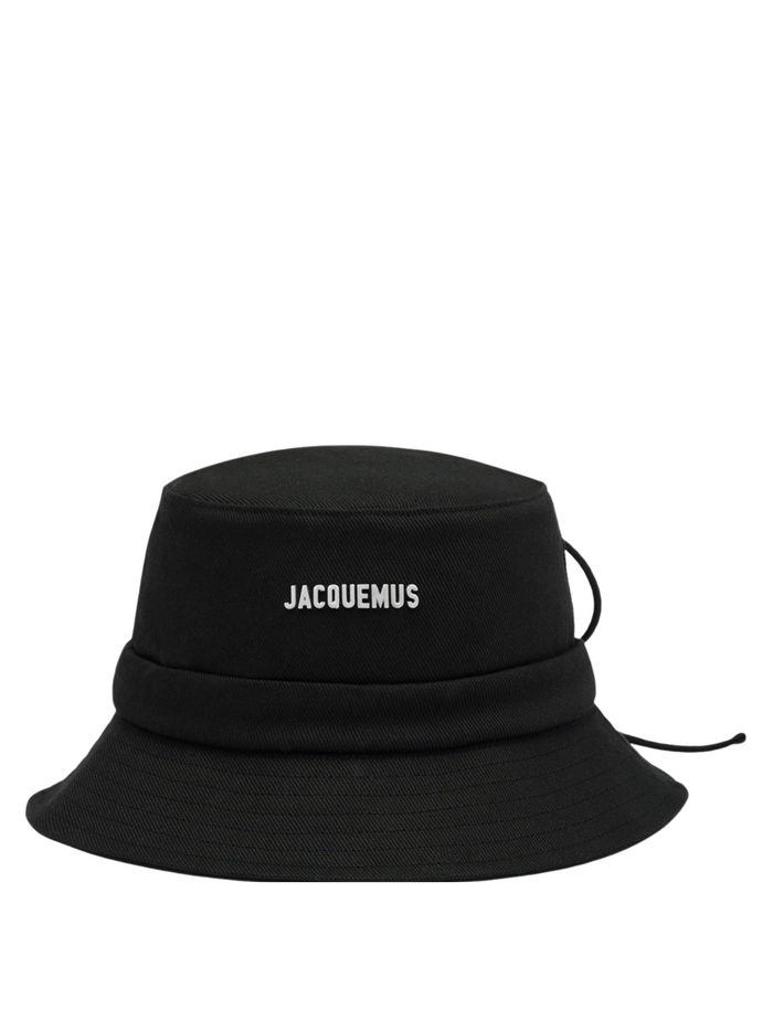 JACQUEMUS The Gadjo Bucket Hat Black - MAISONDEFASHION.COM