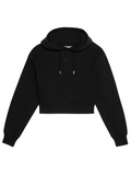 JACQUEMUS WOMEN The Gros Grain Hoodie Black - MAISONDEFASHION.COM