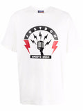 JUST DON Logo-print Short-sleeve T-shirt White - MAISONDEFASHION.COM