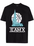 JUST DON Team X T-Shirt Black - MAISONDEFASHION.COM
