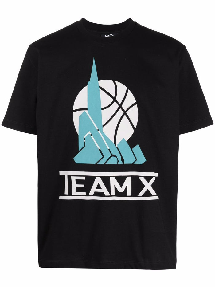 JUST DON Team X T-Shirt Black - MAISONDEFASHION.COM